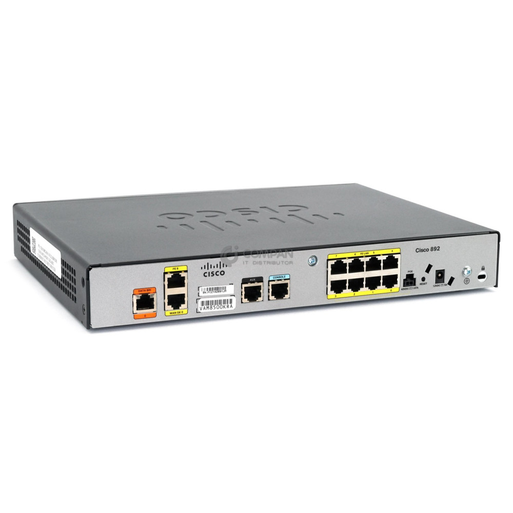 CISCO892-K9 CISCO 892 8-PORT GIGABIT ETHERNET SECURITY ROUTER